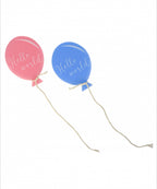 Pink Acrylic Balloons Milestone Set
