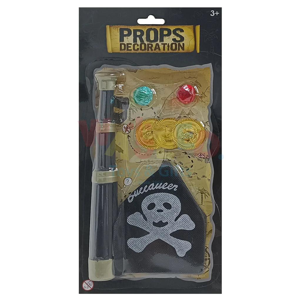 Pirate Accessories Set with Telescope