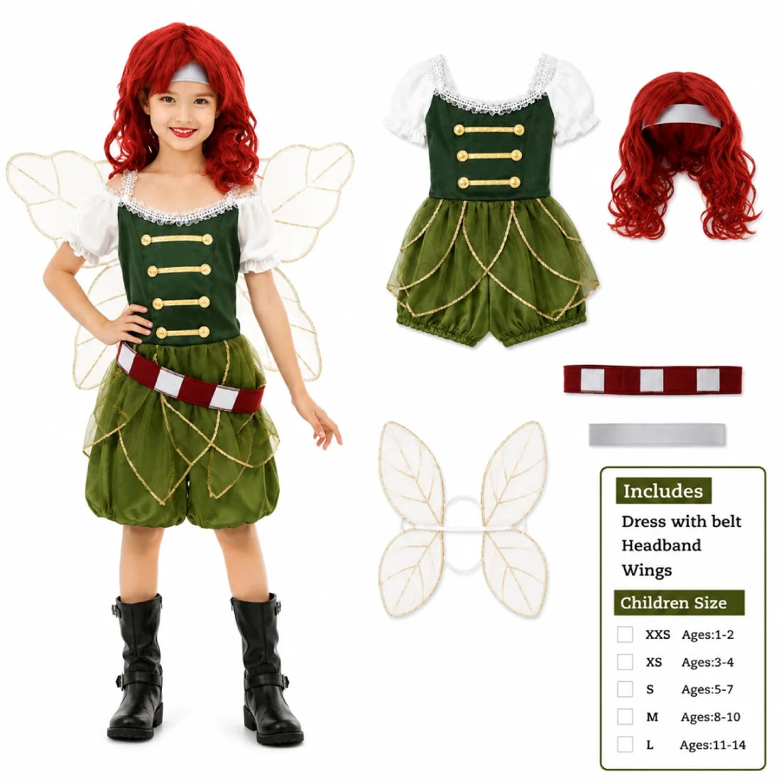 Pirate Fairy Costume for Kids