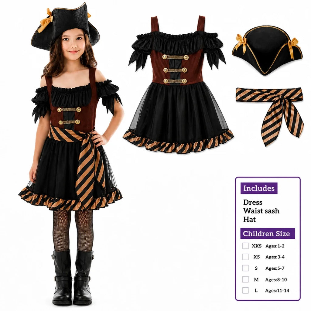Pirate Girl Costume for Kids