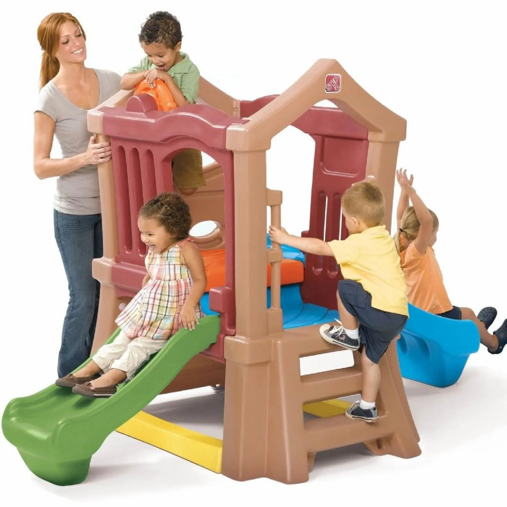 PLAY UP DOUBLE SLIDE CLIMBER