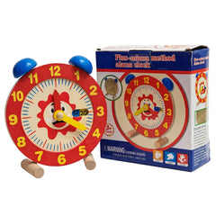Plus-Minus Method Wooden Educational Alarm Clock