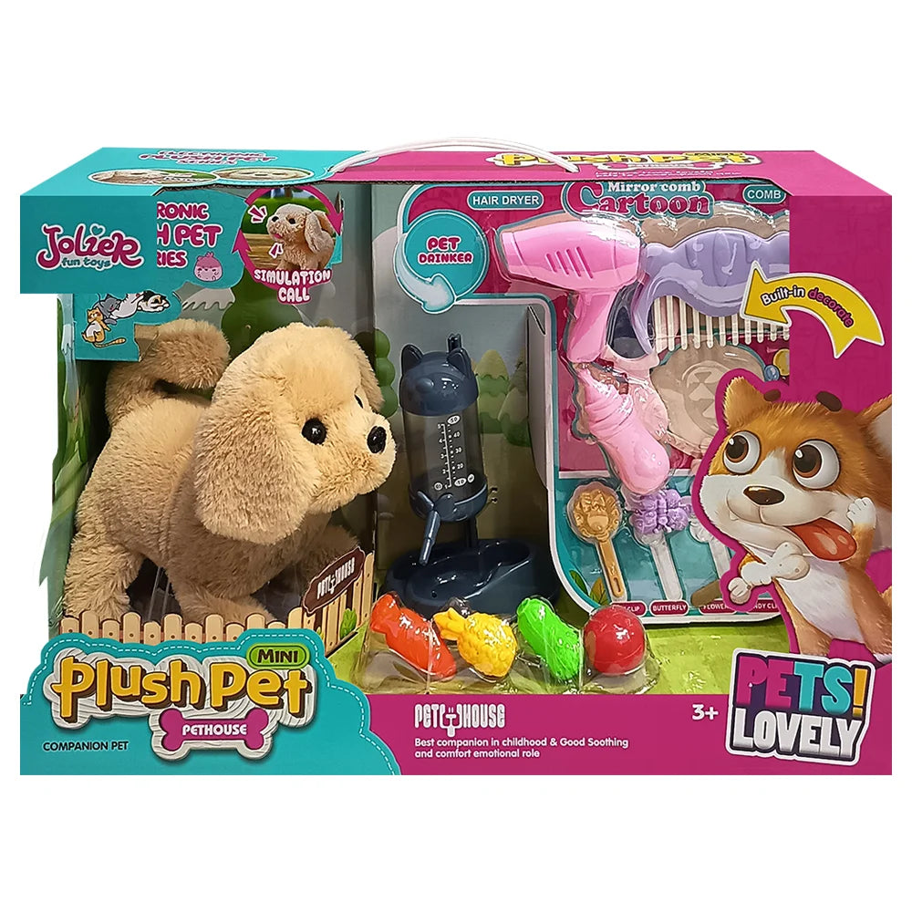 Plush Pet with Beauty Accessories