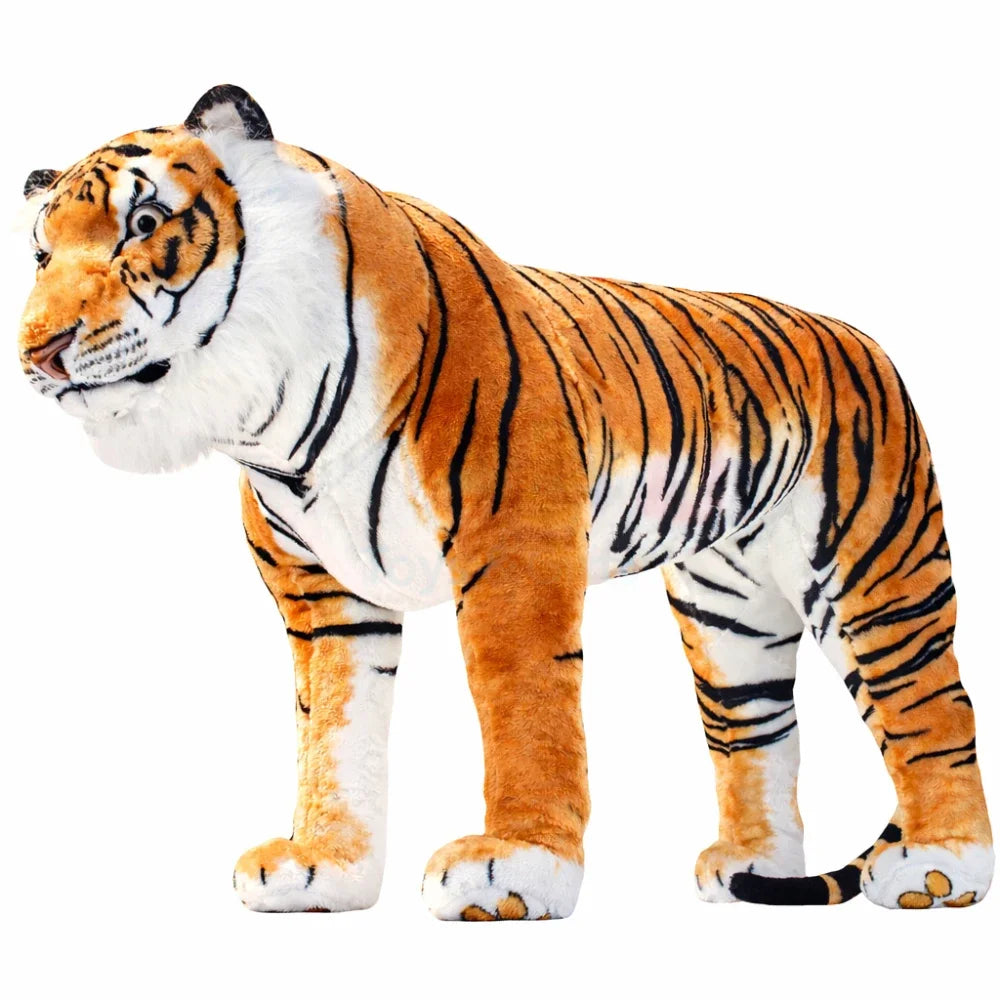 Plush Standing Brown Tiger