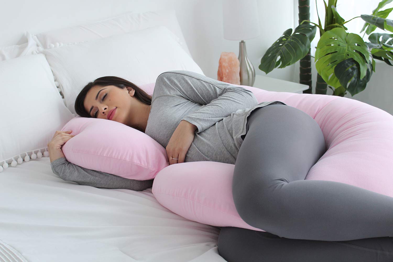 Pharmedoc C Shape pillow - LIGHT PINK 