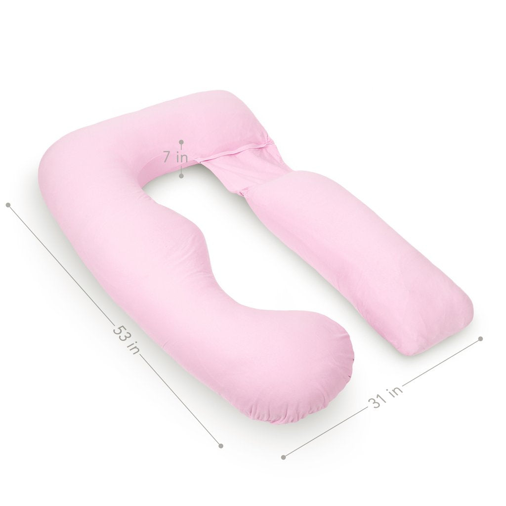 Pharmedoc U-Shape poly pillow LIGHT PINK 
