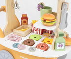 PolarB Wooden Burger Cart