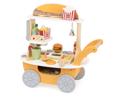 PolarB Wooden Burger Cart