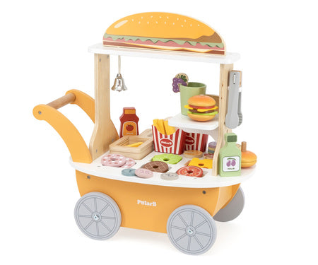 PolarB Wooden Burger Cart