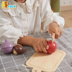 PolarB Cutting Vegetables Wooden Set