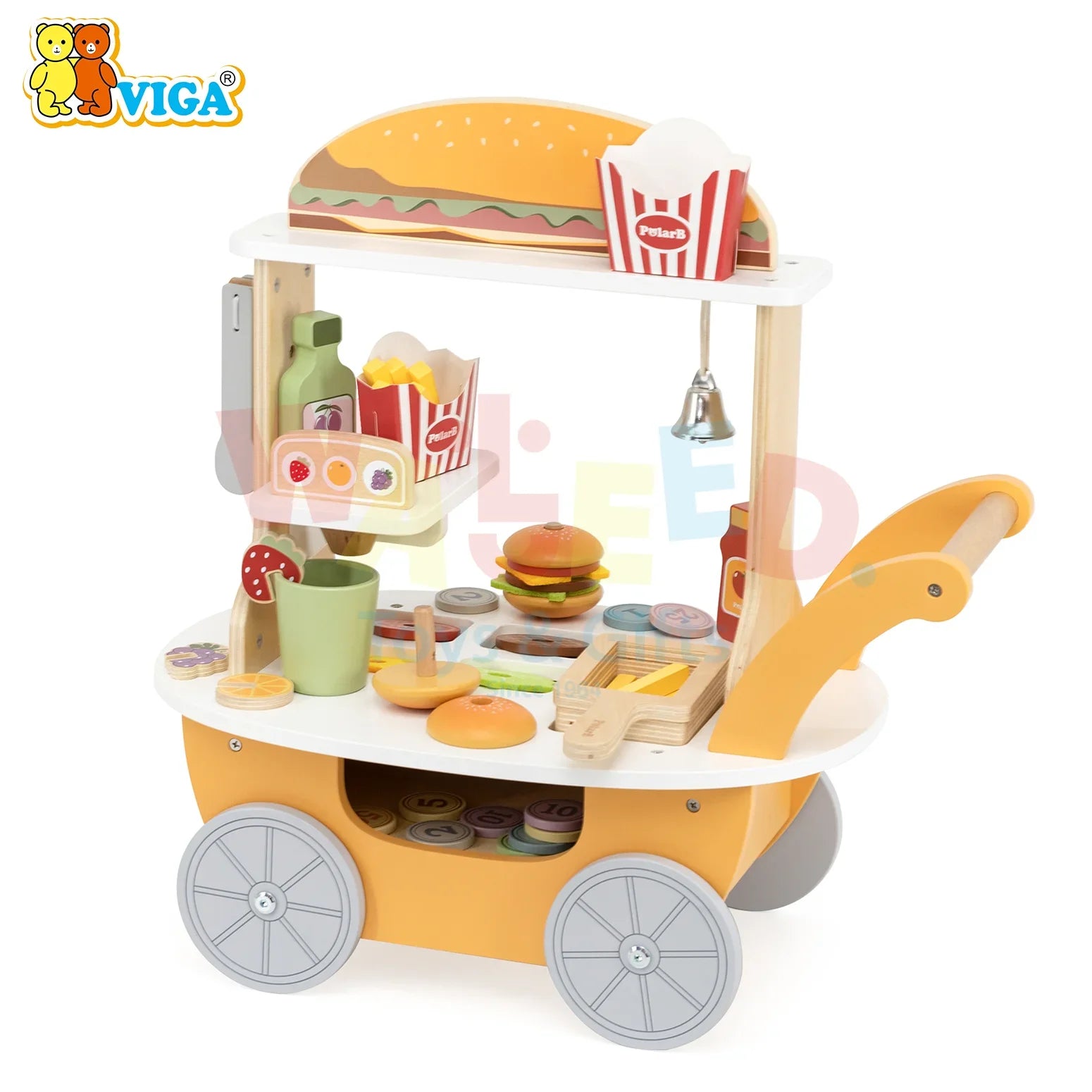 PolarB Wooden Burger Cart