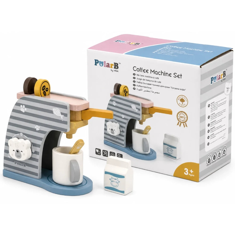 PolarB Wooden Coffee Machine Set By VIGA