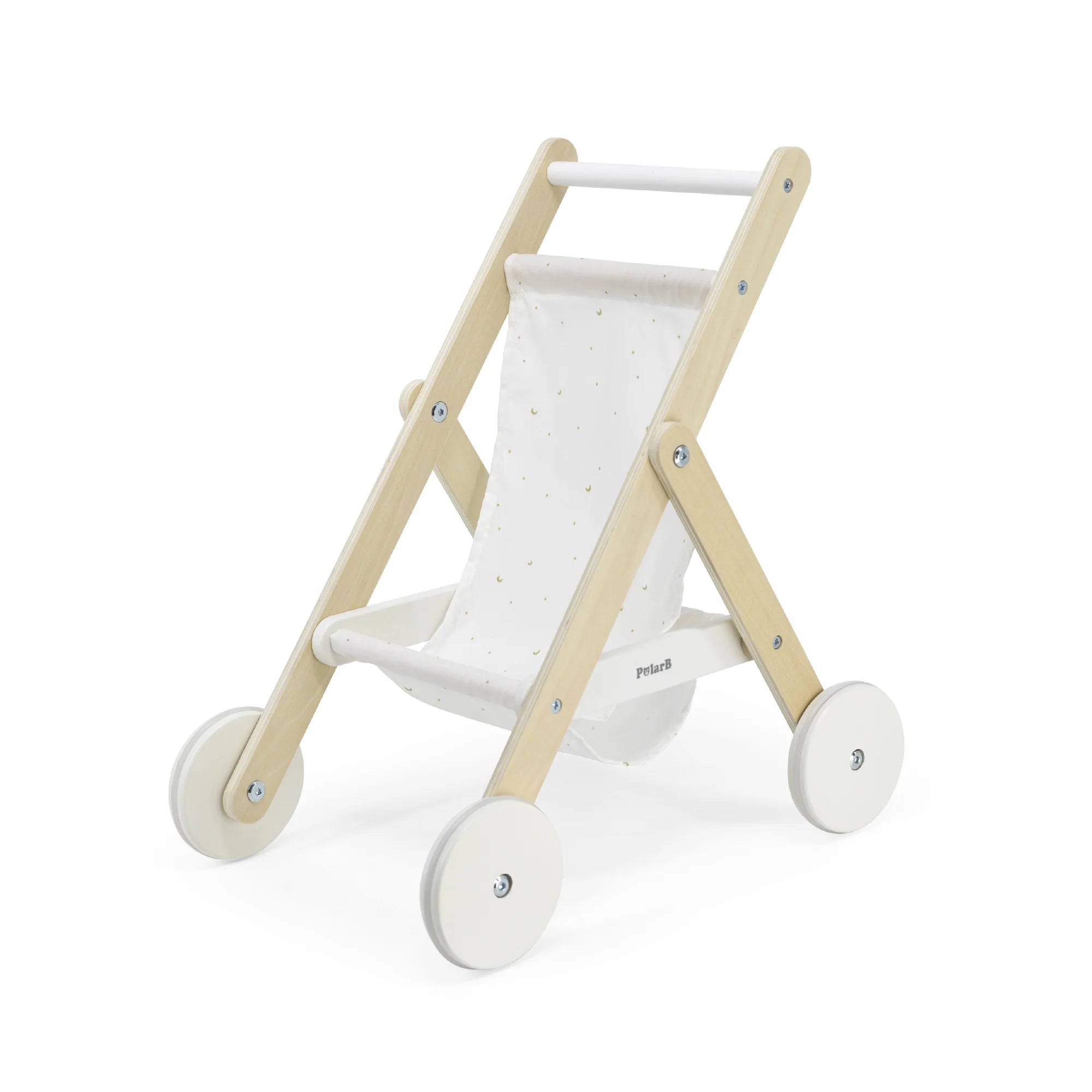 PolarB Wooden Doll Stroller