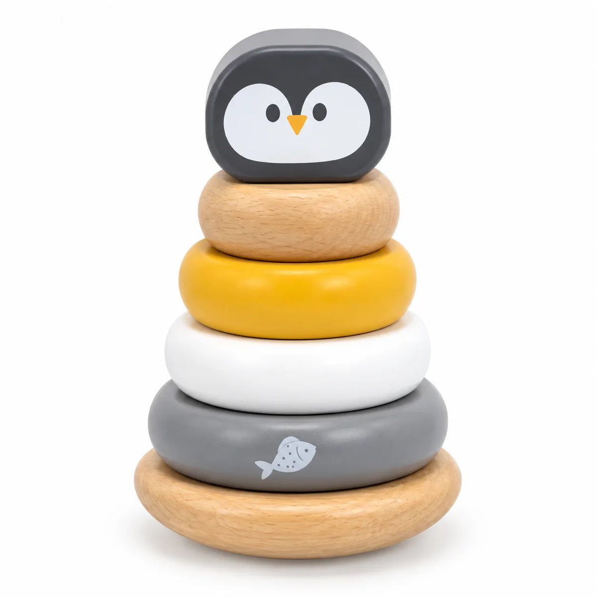 PolarB Wooden Stacking Penguin