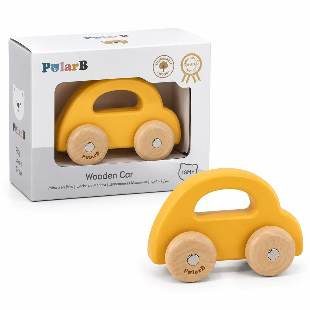 PolarB Wooden Toy Car