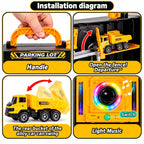 Portable Engineering Garage Case with Elevator & Lights