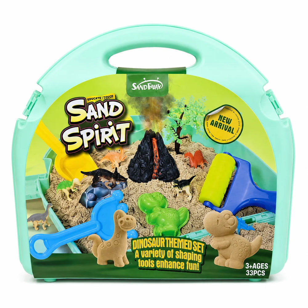 Portable Moulding Sand Case – Dinosaur Theme