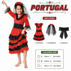 Portugal Girl Costume for Kids