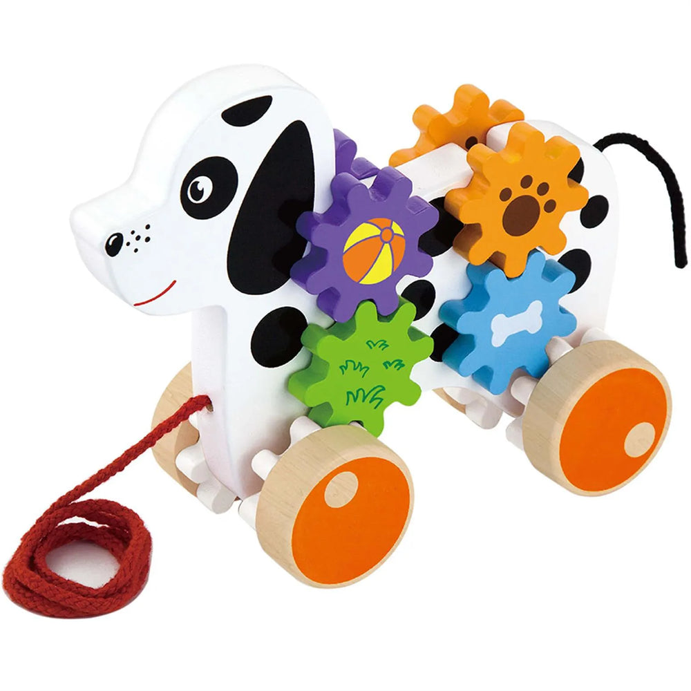 Pull Along - Dog with Gears
