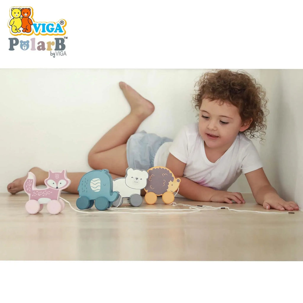 Viga Pull Along - Polar Bear