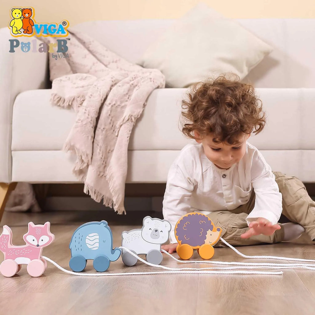 Viga Pull Along - Polar Bear