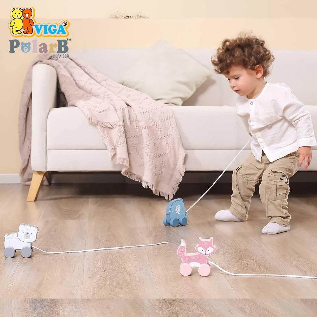 Viga Pull Along - Polar Bear