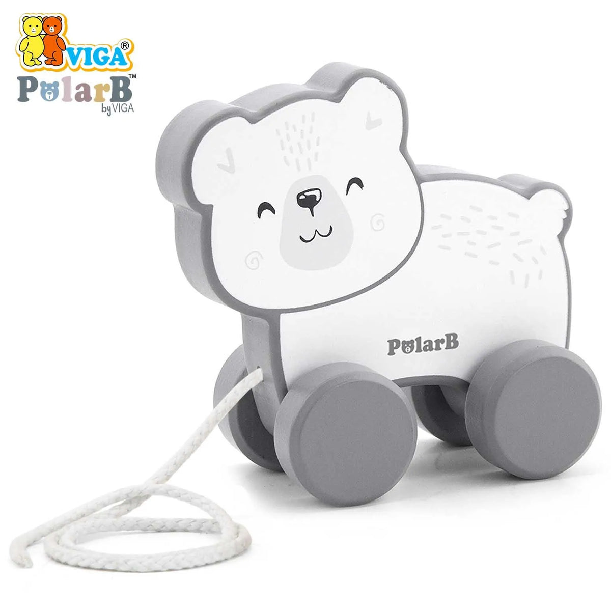 Viga Pull Along - Polar Bear