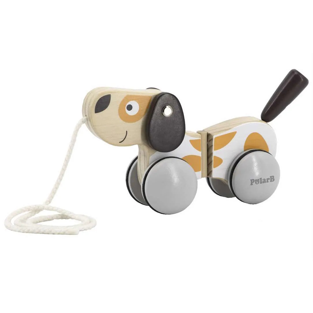 Viga Pull Along – Puppy orange