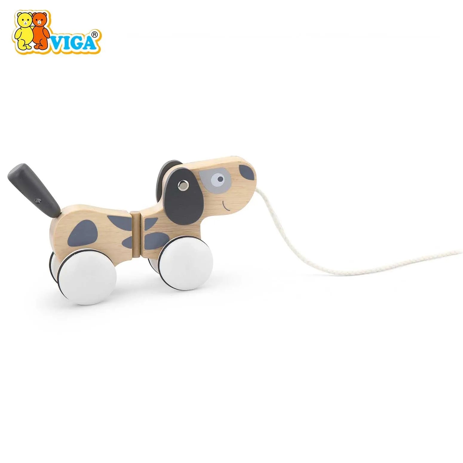 Viga Pull- Along Puppy Size: 180 x 120 x 165 mm