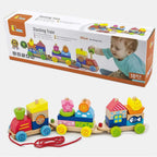 Pull Along Stacking Train