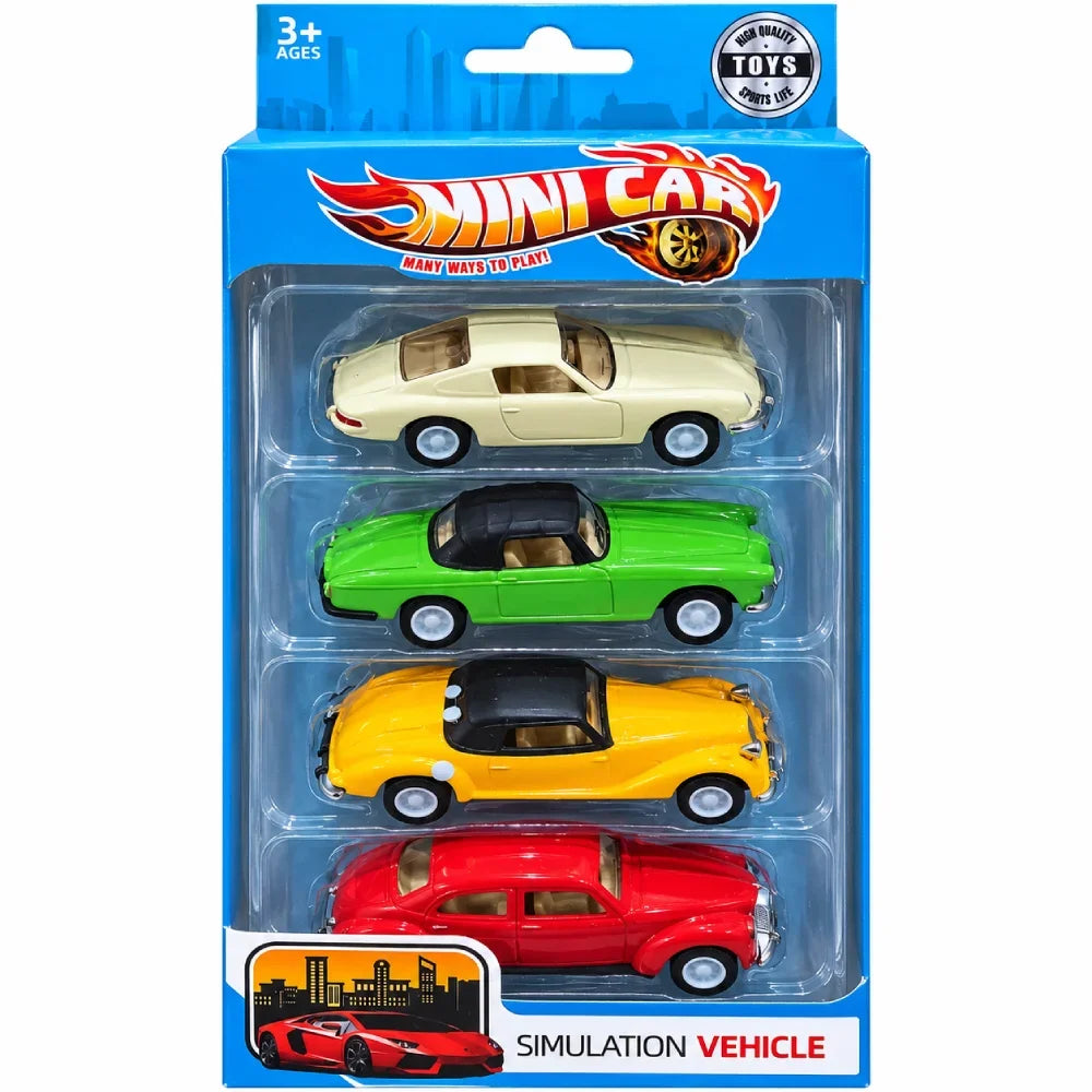 Pull Back Die Cast Car Set