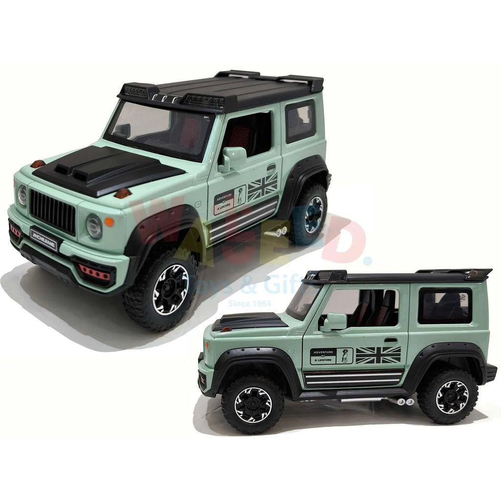 Pull Back Die-Cast Car With Light (Assorted)