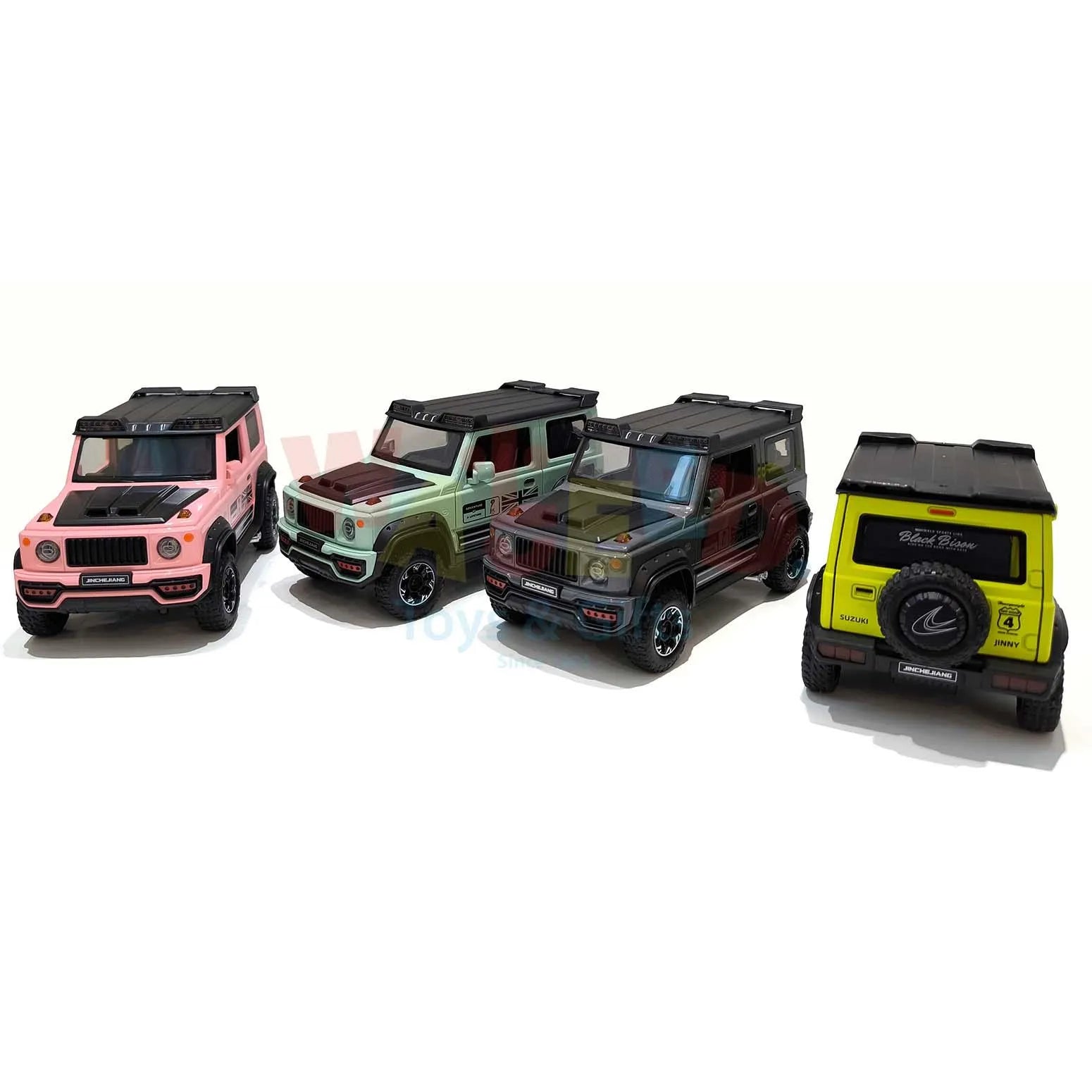 Pull Back Die-Cast Car With Light (Assorted)