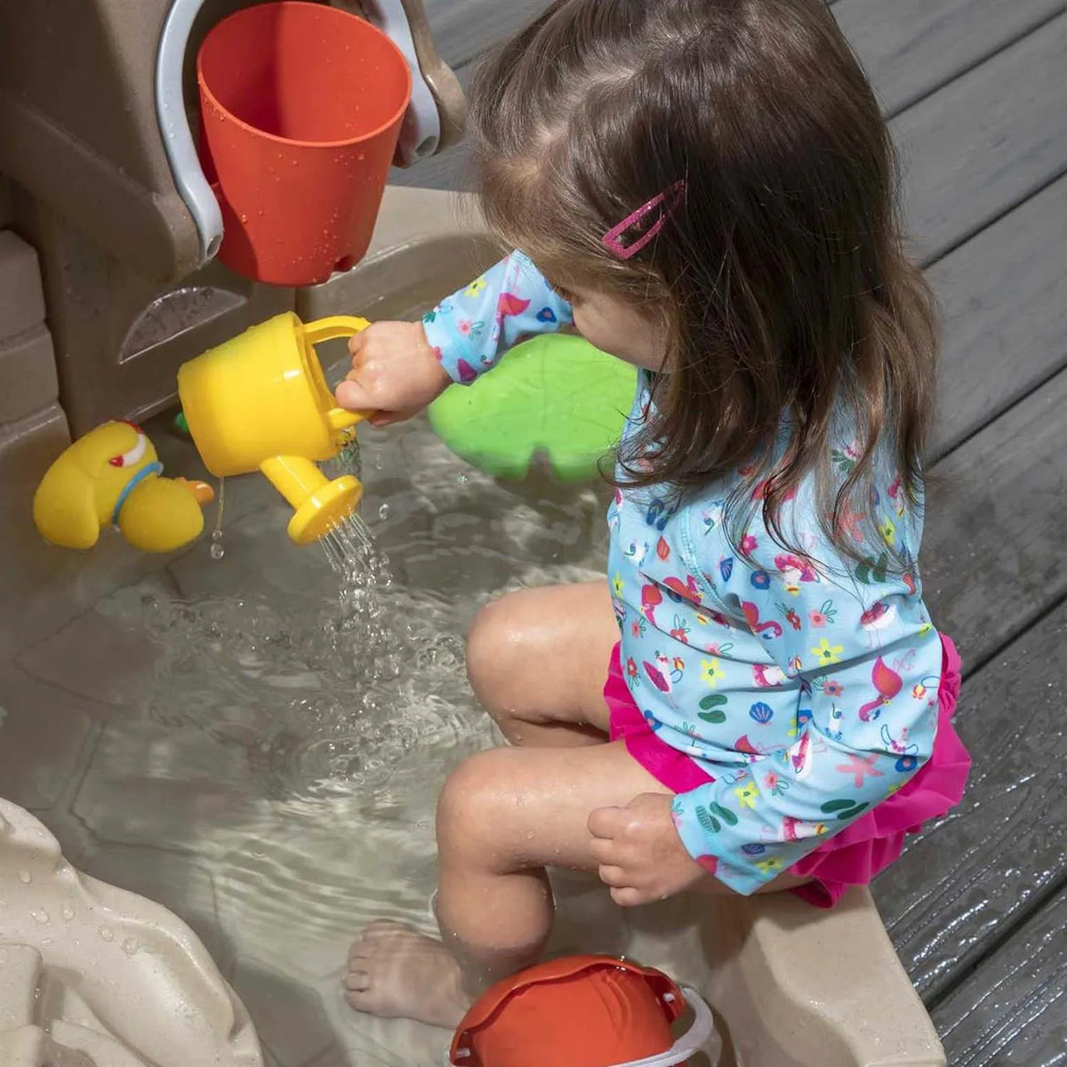 step2 PUMP & SPLASH DISCOVERY POND