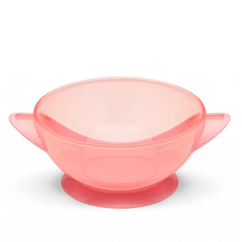 Nuvita Bowl with lid, spoon and suction cup. Pink