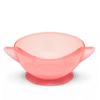 Nuvita Bowl with lid, spoon and suction cup. Pink