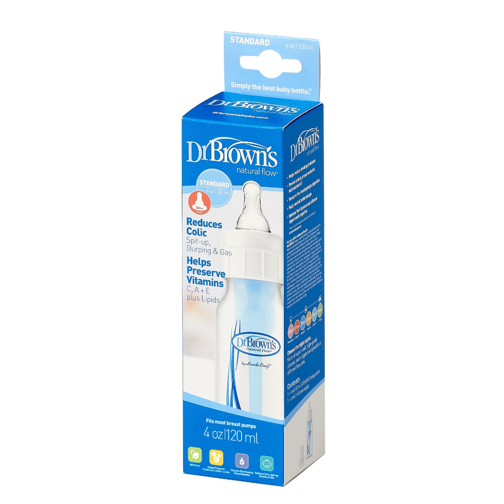 Dr.Brown's 4 oz/120 ml PP Standard Bottle, 1-Pack