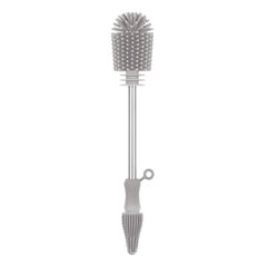 Haakaa Double-ended Silicone Bottle Brush - Suva Grey