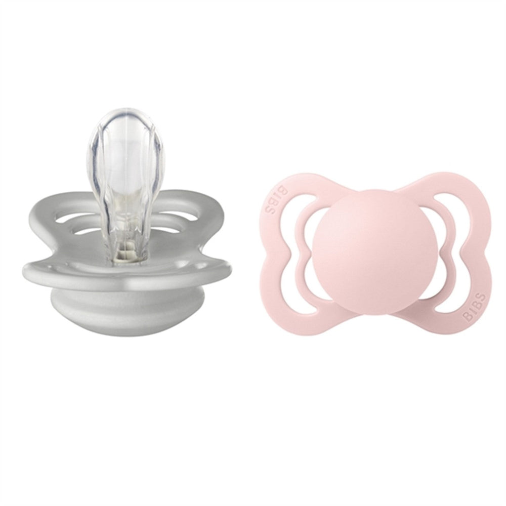 Bibs Supreme 2 Pack Silicone S1 Haze Blossom