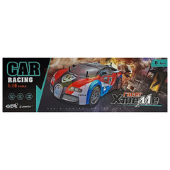 Racer Xtreme RC Car – Black/Red/Blue Edition