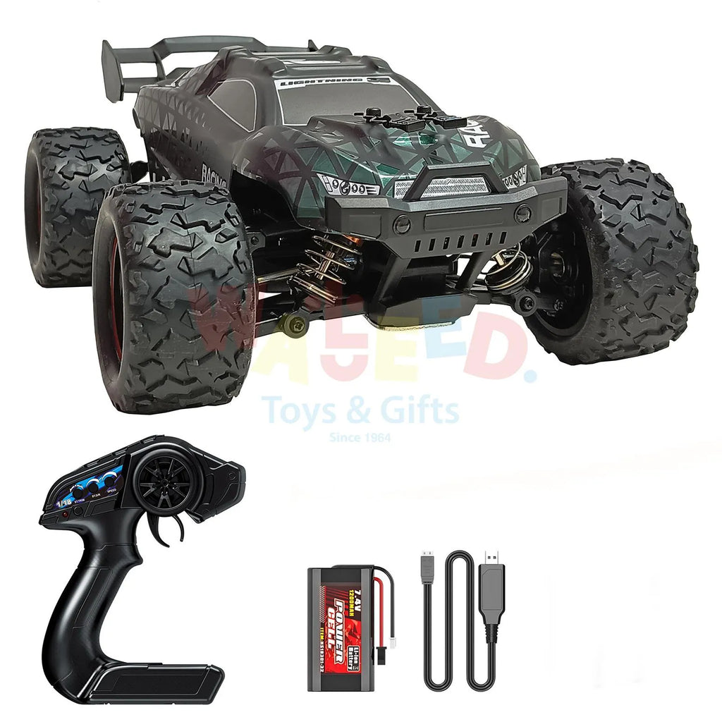 Racing Lightning 4WD RC Car – 52 KM/H High-Speed Remote Control Truck