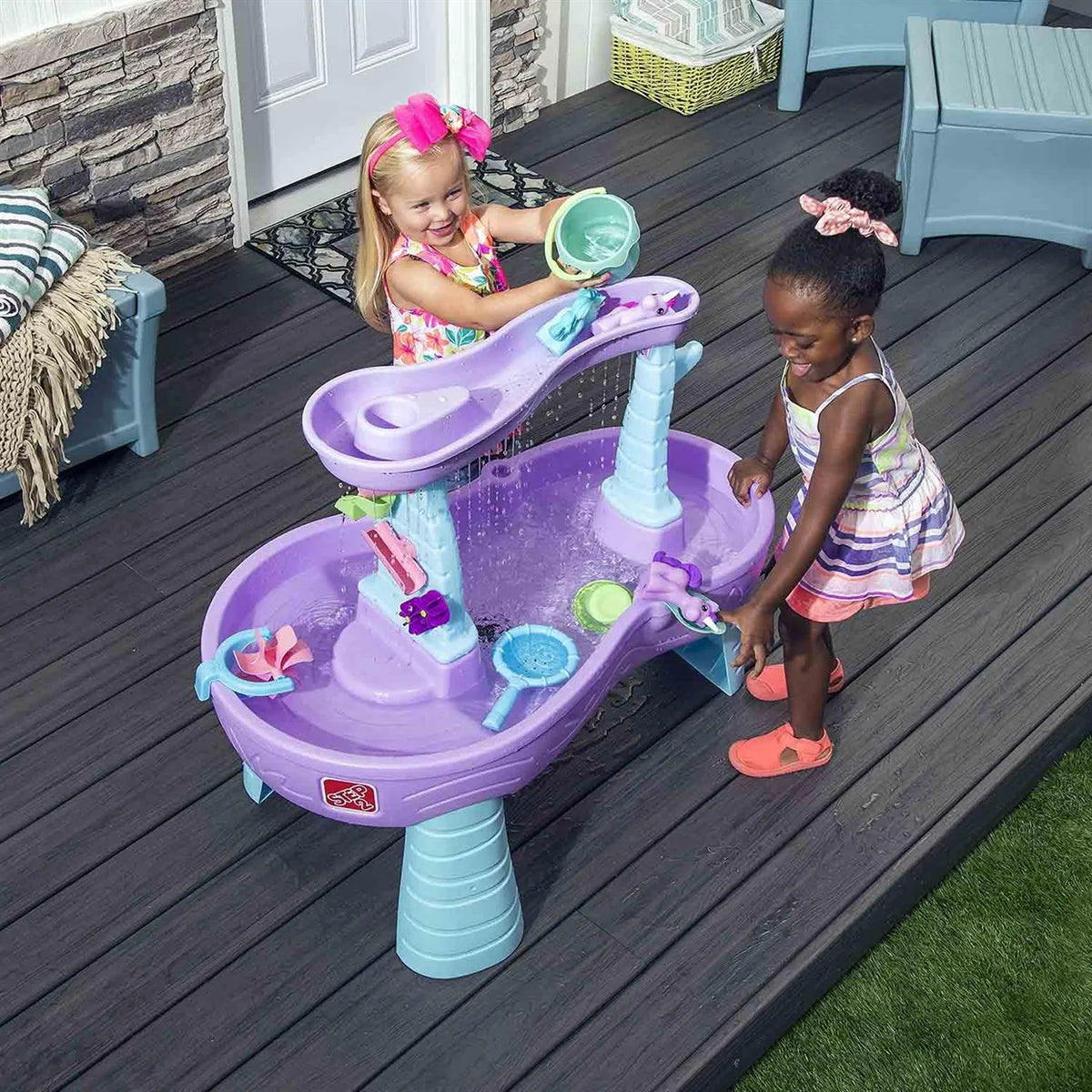 step2 RAIN SHOWER & UNICORNS WATER TABLE