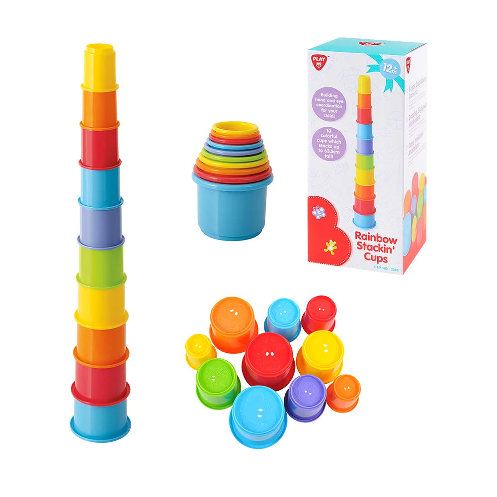 Rainbow Stackin' Cups