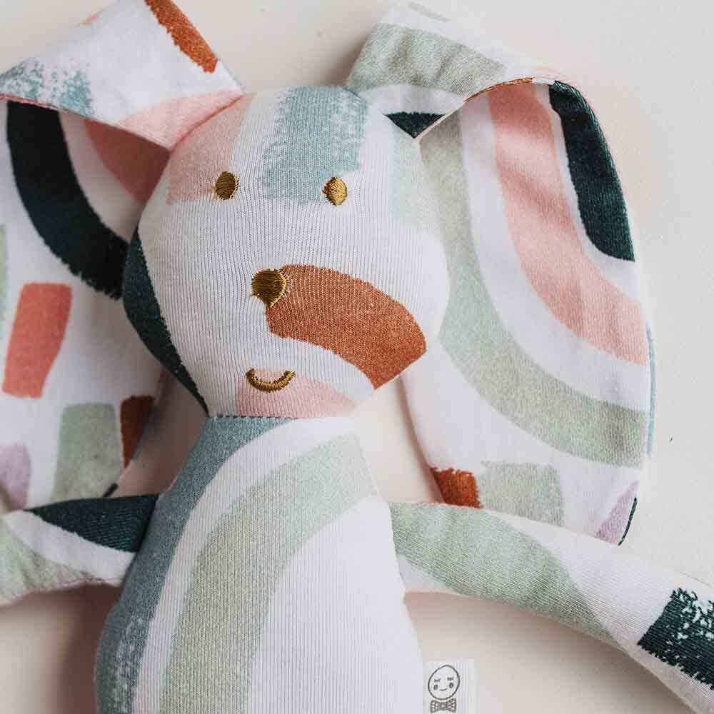 Rainbow Baby Snuggle Bunny Comforter