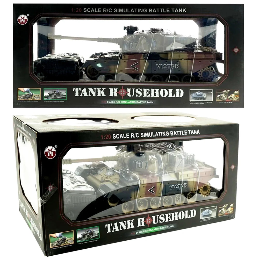 RC Battle Tank with BB Shooting