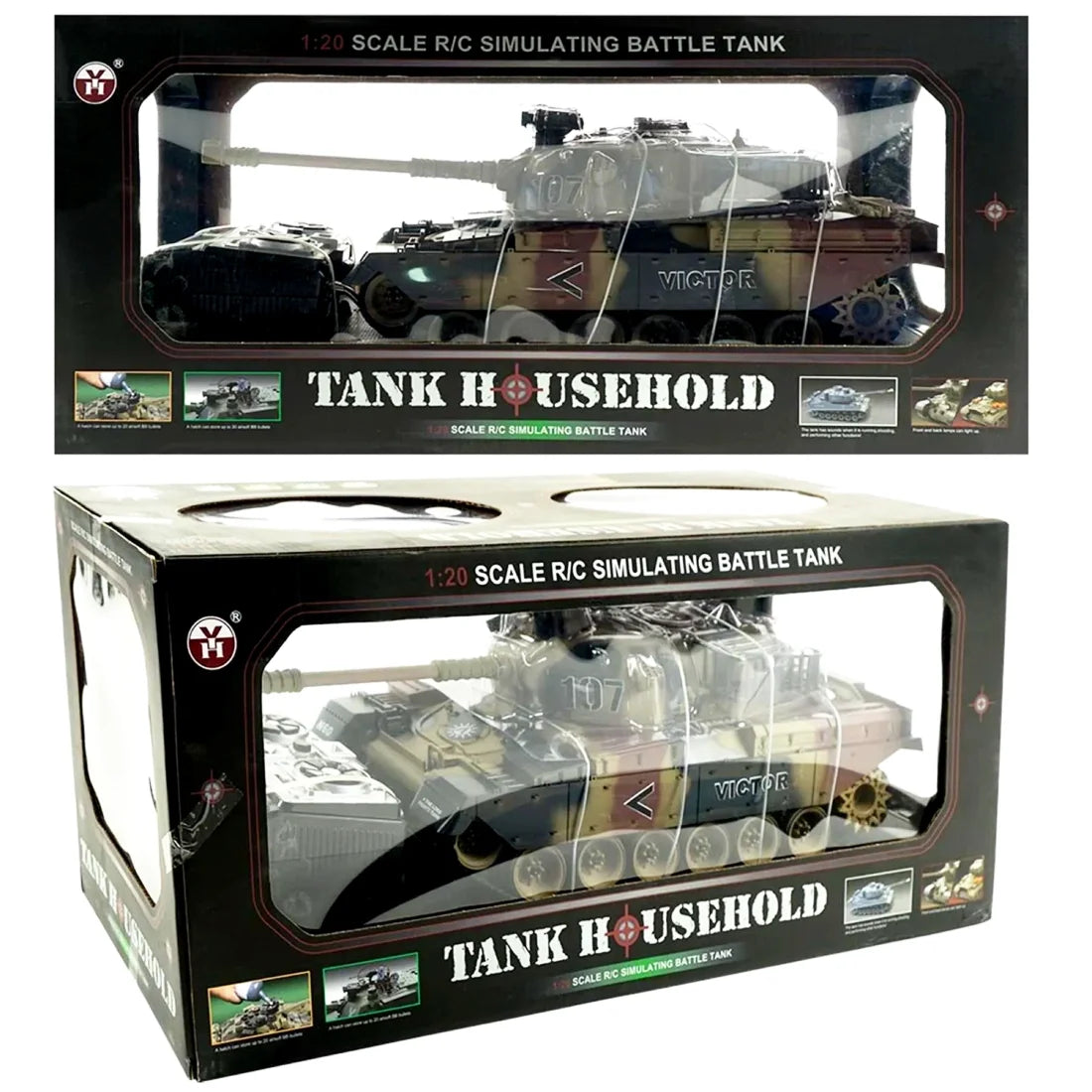 RC Battle Tank with BB Shooting