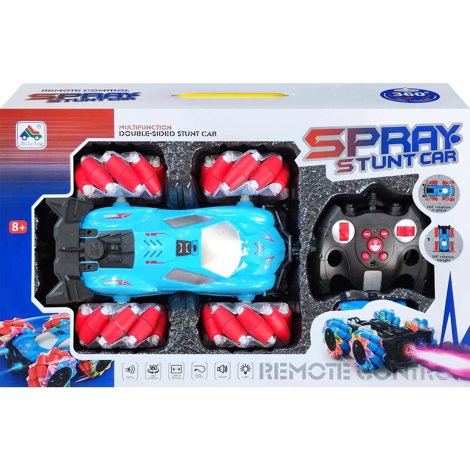 R/C Stunt Car With Music & Light - Rechargeable