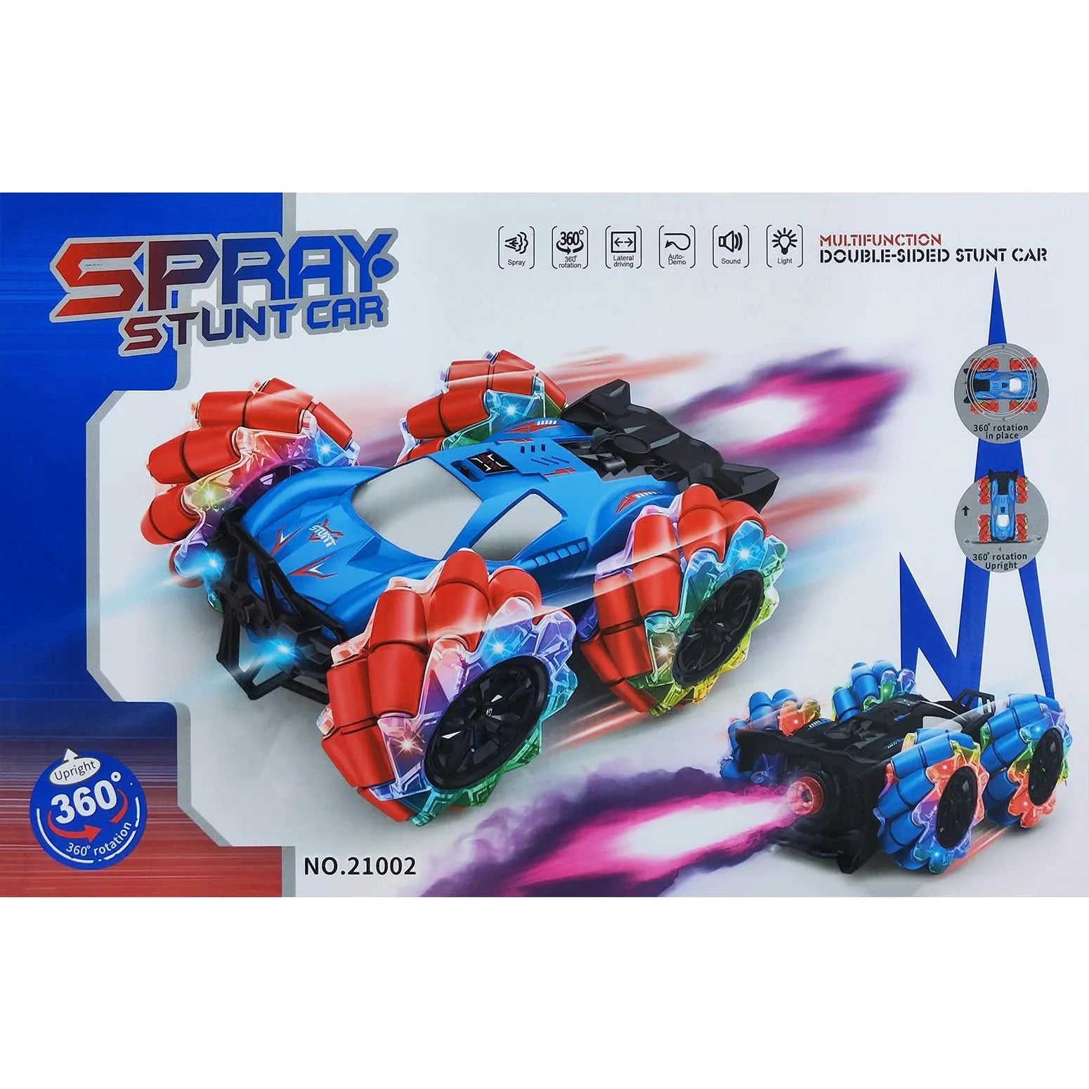 R/C Stunt Car With Music & Light - Rechargeable
