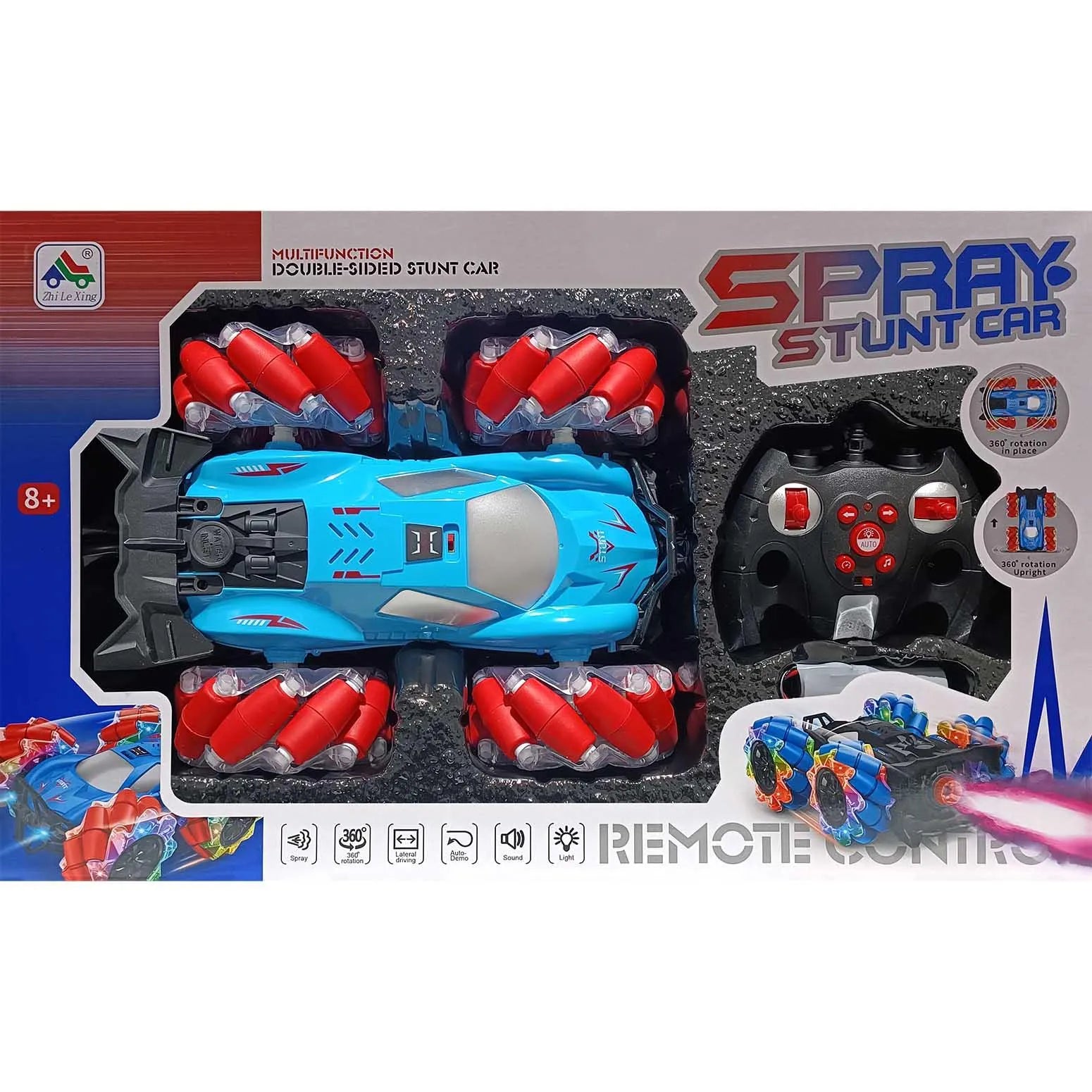 R/C Stunt Car With Music & Light - Rechargeable