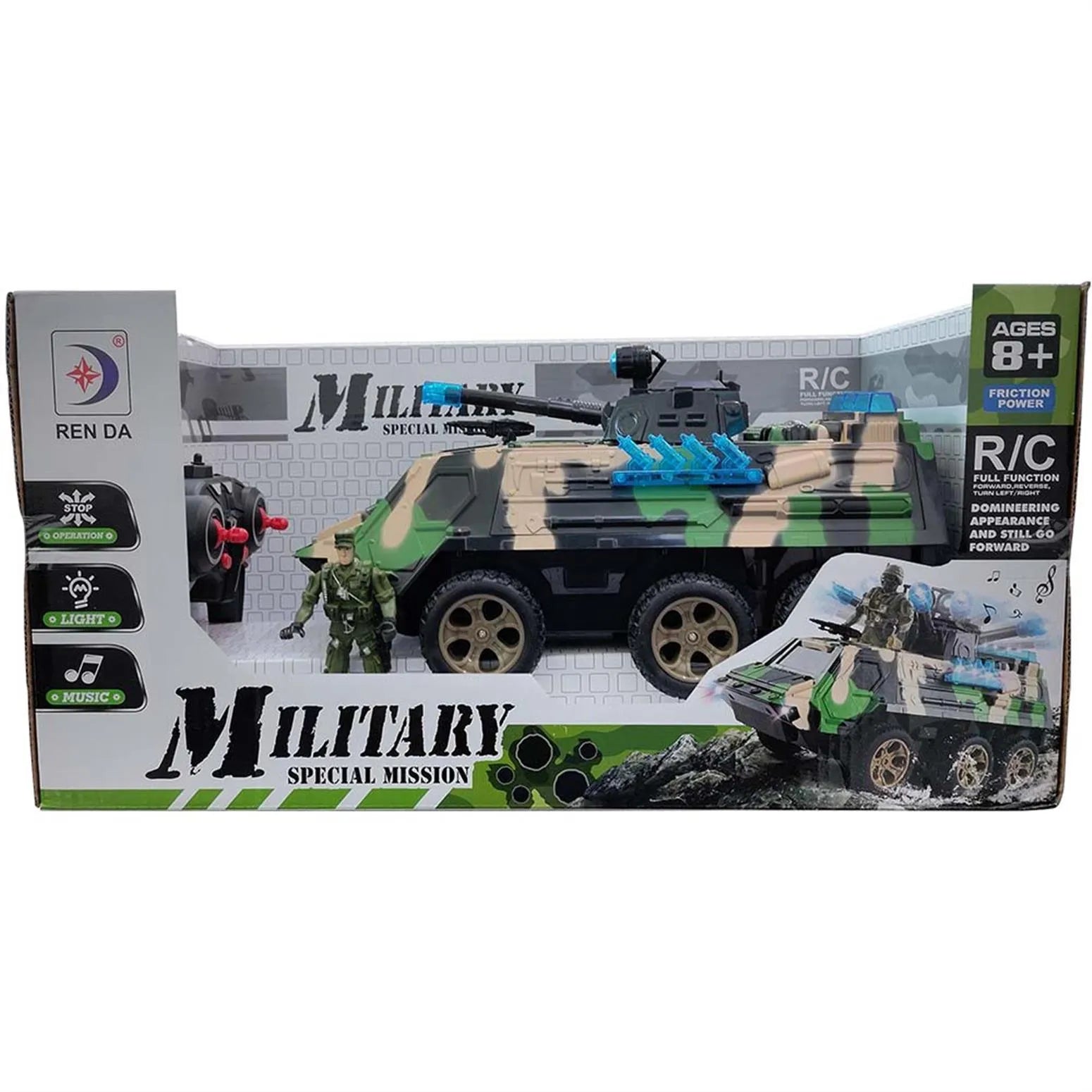 Military Special Mission R/C Armored Vehicle – 1:14 Scale